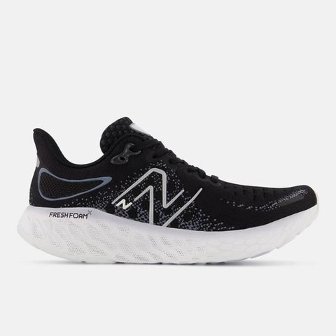 New Balance 紐巴倫 New Balance 1080 V12 [W1080B12] 女 慢跑鞋 運動 路跑 D 寬楦 緩震 舒適 透氣 黑白