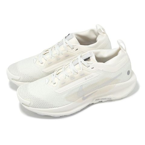 NIKE 耐吉 防水野跑鞋 Wmns Pegasus Trail 5 GTX 女鞋 米白 機能 戶外 運動鞋 FQ0912-102