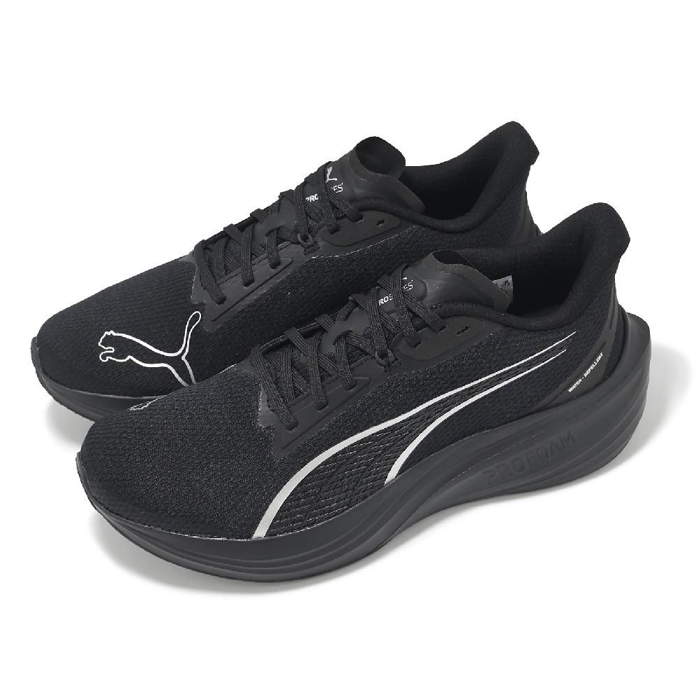 PUMA 彪馬 慢跑鞋 Darter Pro WTR 男鞋 黑 銀 防水鞋面 緩衝 運動鞋 31015301