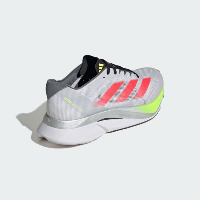 ADIDAS 愛迪達 Adidas Adizero Boston 12 M [JI4472] 男女 慢跑鞋 輕量 跑鞋 緩衝 彈力 灰 紅