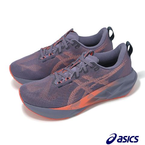 Asics 亞瑟士 慢跑鞋 Novablast 5 男鞋 紫 粉 彈力 厚底 運動鞋 1011B974500