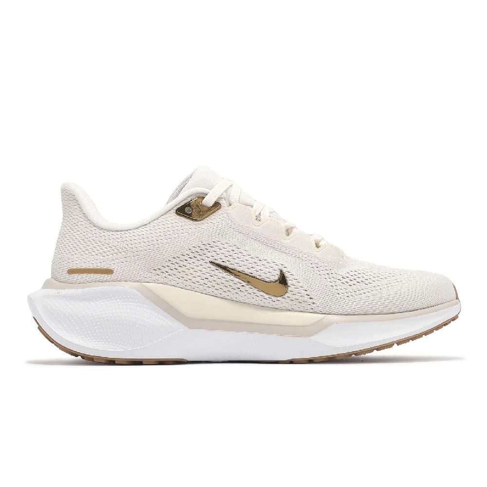 NIKE 耐吉 慢跑鞋 Wmns Air Zoom Pegasus 41 女鞋 米白 金 小飛馬 氣墊 運動鞋 FD2723-005