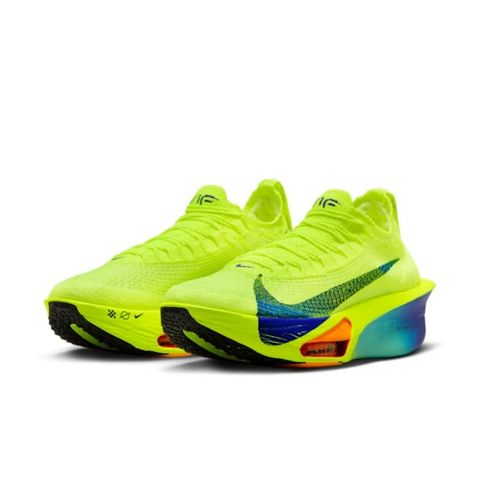 NIKE 耐吉 W AIR ZOOM ALPHAFLY NEXT% 3 女鞋 跑步鞋 競速 黃綠色-FD8315700