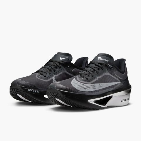 NIKE 耐吉 W ZOOM FLY 6 女鞋 跑步鞋 反光 黑灰色-FN8455001