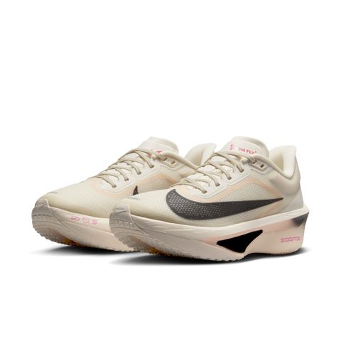 NIKE 耐吉 W ZOOM FLY 6 女鞋 跑步鞋 厚底 米白 黑-FN8455102