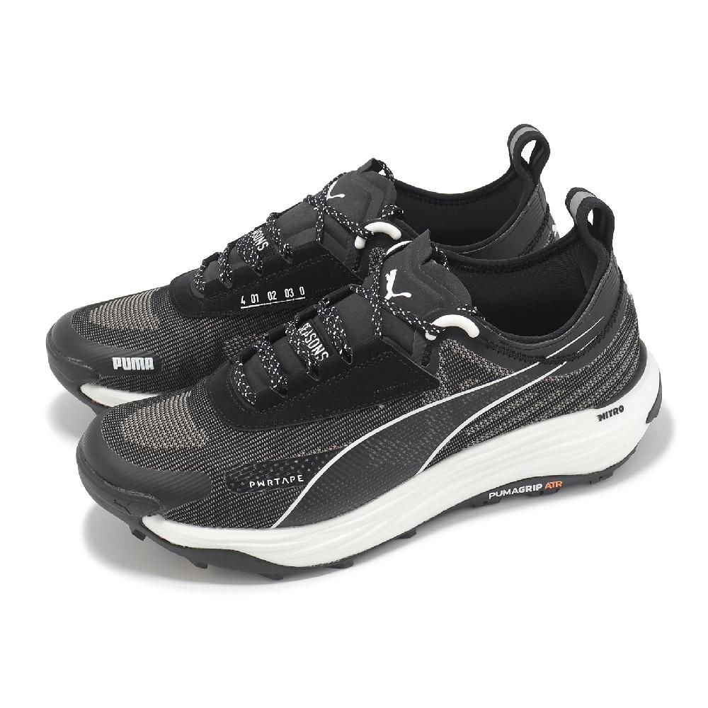 PUMA 彪馬 慢跑鞋 Voyage Nitro 3 男鞋 黑 白 雙層中底 氮氣 緩衝 運動鞋 31023701