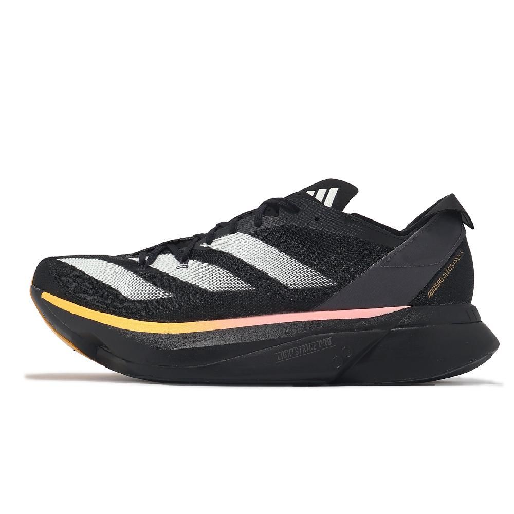 adidas 愛迪達 競速跑鞋 Adizero Adios Pro 3 M 男鞋 黑 銀 緩震 運動鞋 IG6439