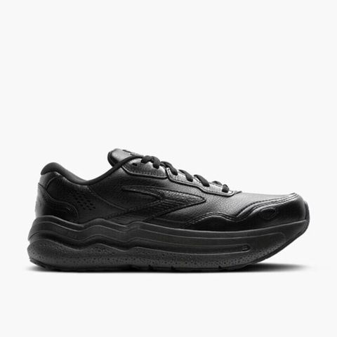 Brooks Ghost Max 2 Leather [1204321D072] 女 慢跑鞋 寬楦 彈力 支撐 緩震 黑