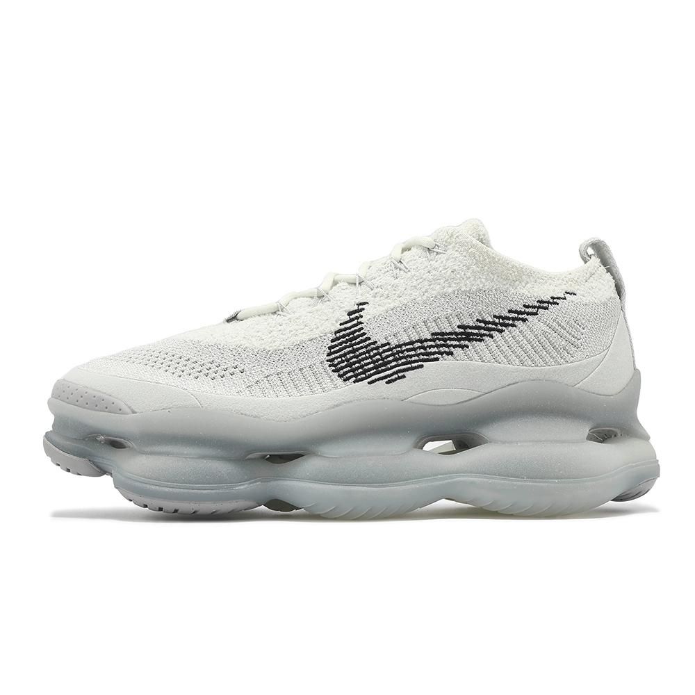 NIKE 耐吉 慢跑鞋 Air Max Scorpion Flyknit SE 男鞋 灰 黑 氣墊 厚底 緩衝 FQ2694-001