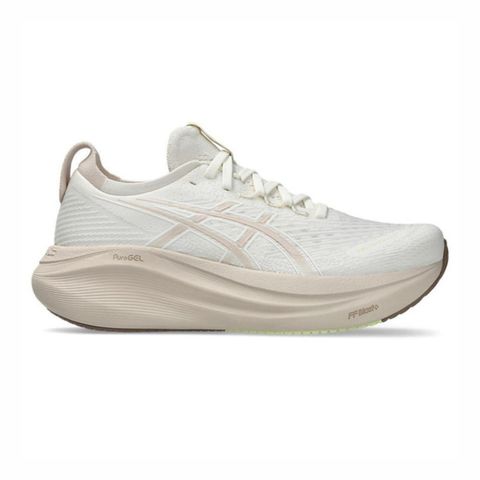Asics Gel-nimbus 27 1012B753-102 女 慢跑鞋 彈力 支撐 緩震 米白 粉紅