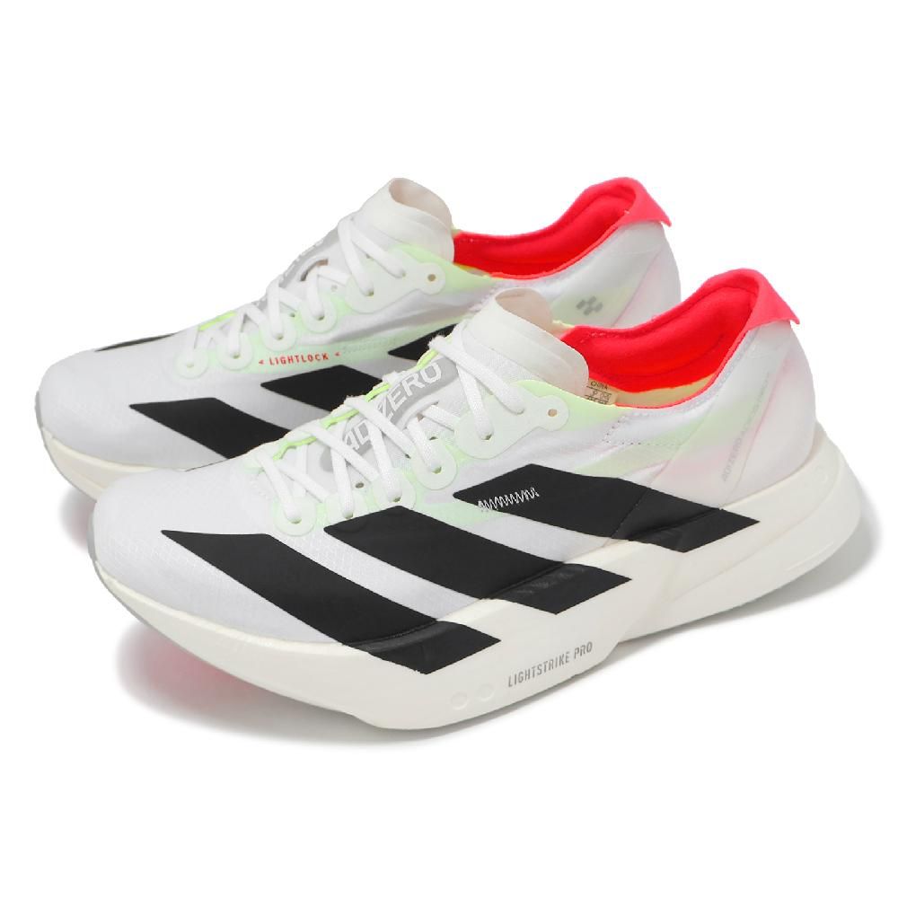 adidas 愛迪達 競速跑鞋 Adizero Adios Pro 4 W 女鞋 白 黑 運動鞋 緩震 JR1163