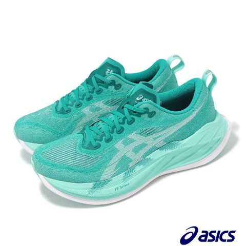 Asics 亞瑟士 慢跑鞋 Superblast 2 男鞋 女鞋 湖水藍 彈力 厚底 雙層中底 運動鞋 1013A142400