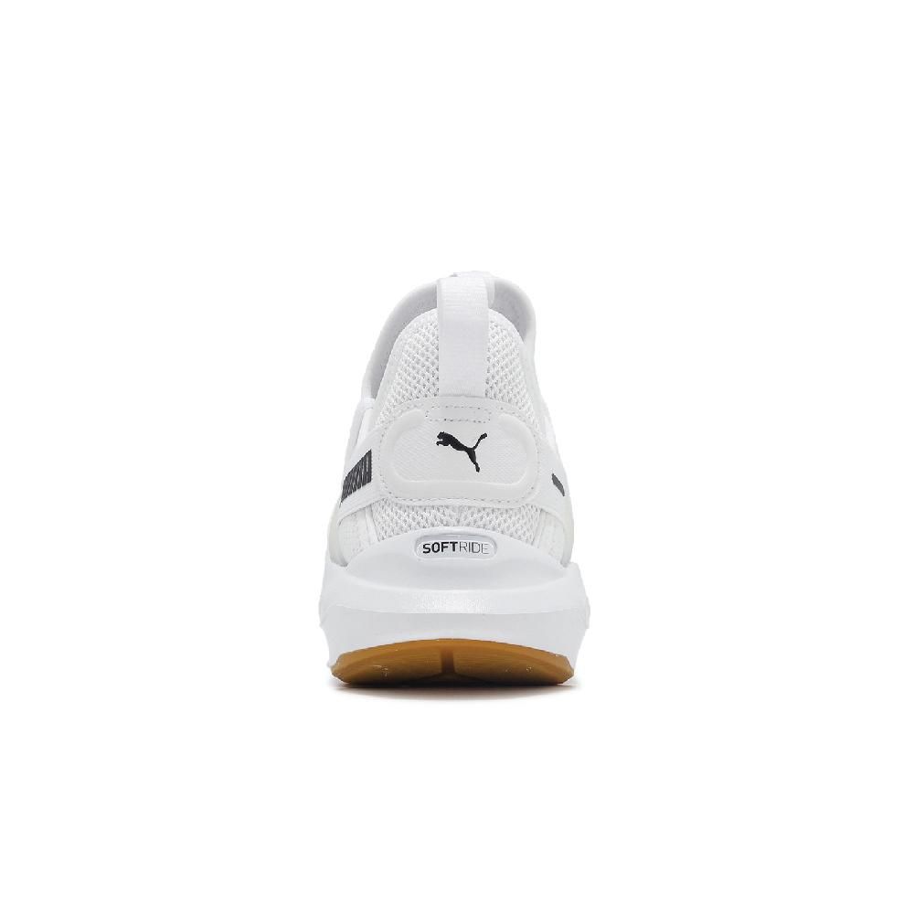 PUMA 彪馬 慢跑鞋 Softride Enzo 5 男鞋 女鞋 白 黑 膠底 緩衝 支撐 運動鞋 31109808