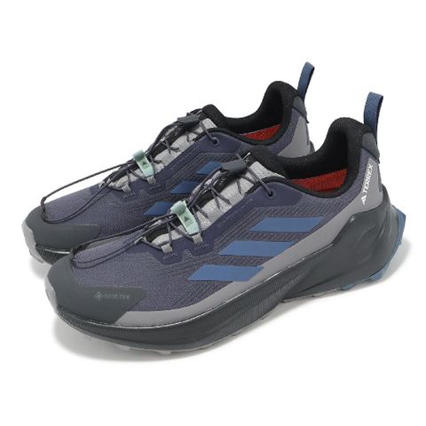 adidas 愛迪達 越野跑鞋 Terrex Trailmaker 2 GTX SL 男鞋 黑藍 防水 抽繩 戶外 運動鞋 JP5239