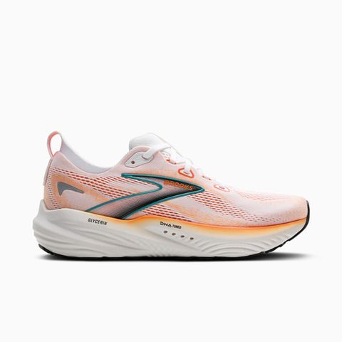 Brooks Glycerin Gts 22 [1104461D186] 男 慢跑鞋 彈力 支撐 緩震 橘 白