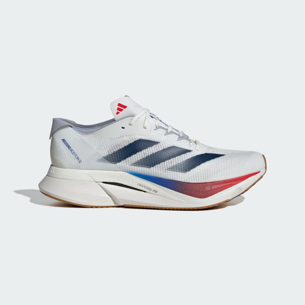 adidas 愛迪達 ADIZERO BOSTON 12 M 跑步鞋 男 中長跑 白藍-JI4476