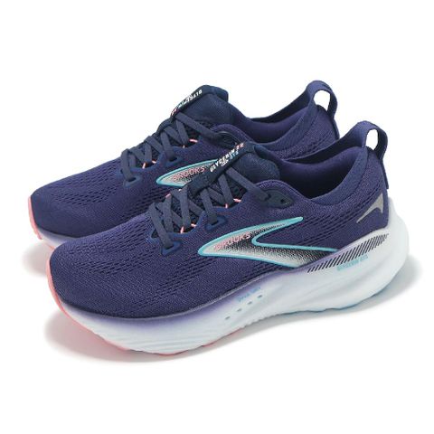 慢跑鞋 Glycerin GTS 22 2E 超寬楦 女鞋 藍 甘油GTS系列22代 氮氣中底 1204352E429