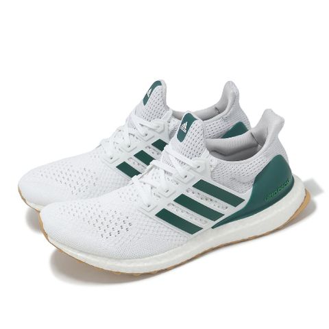 adidas 愛迪達 慢跑鞋 Ultraboost 1.0 男鞋 白 綠 緩震 馬牌輪胎大底 運動鞋 JH6600