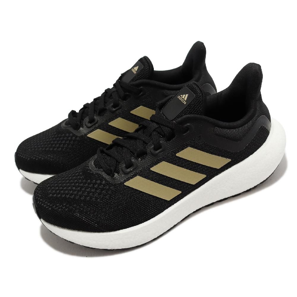 adidas 愛迪達 慢跑鞋 Pureboost Jet W 女鞋 黑 金 路跑 科技中底 運動鞋 GW0907