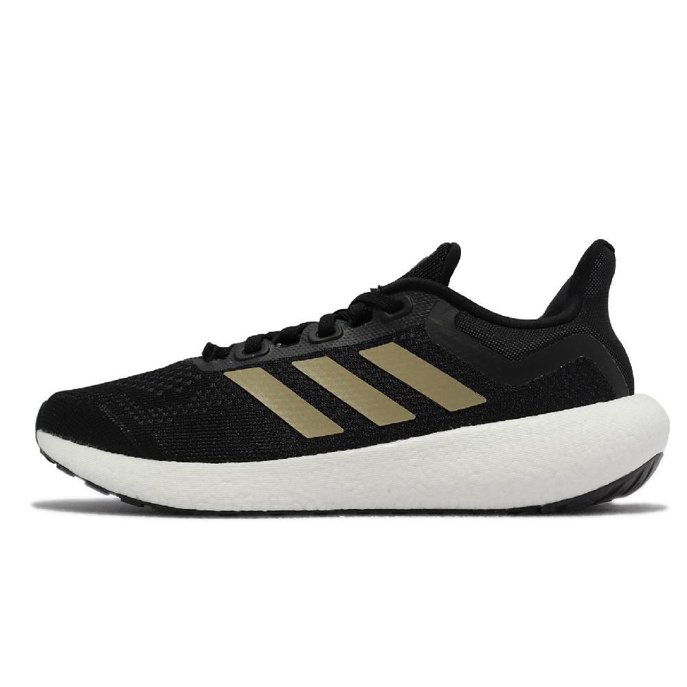 adidas 愛迪達 慢跑鞋 Pureboost Jet W 女鞋 黑 金 路跑 科技中底 運動鞋 GW0907