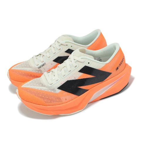 競速跑鞋 FuelCell Rebel V4 D 女鞋 寬楦 橘 黑 輕量 緩衝 回彈 運動鞋 NB WFCXCC4-D