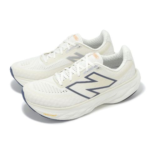 慢跑鞋 1080 V14 2E 男鞋 寬楦 米白 橘 灰 緩衝 輕量 休閒 運動鞋 NB M1080C14-2E