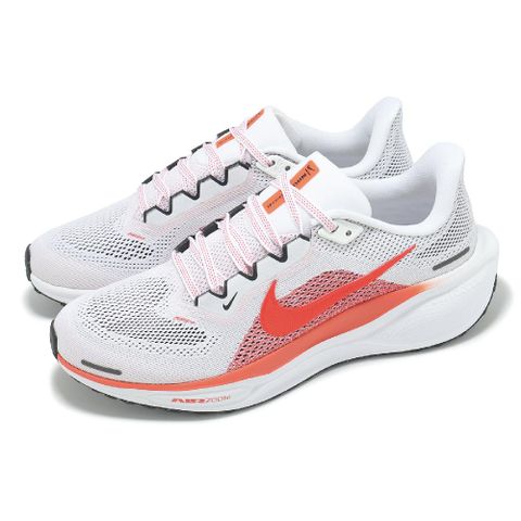 NIKE 耐吉 慢跑鞋 Wmns Air Zoom Pegasus 41 女鞋 灰橘 小飛馬 氣墊 緩衝 運動鞋 FD2723-109