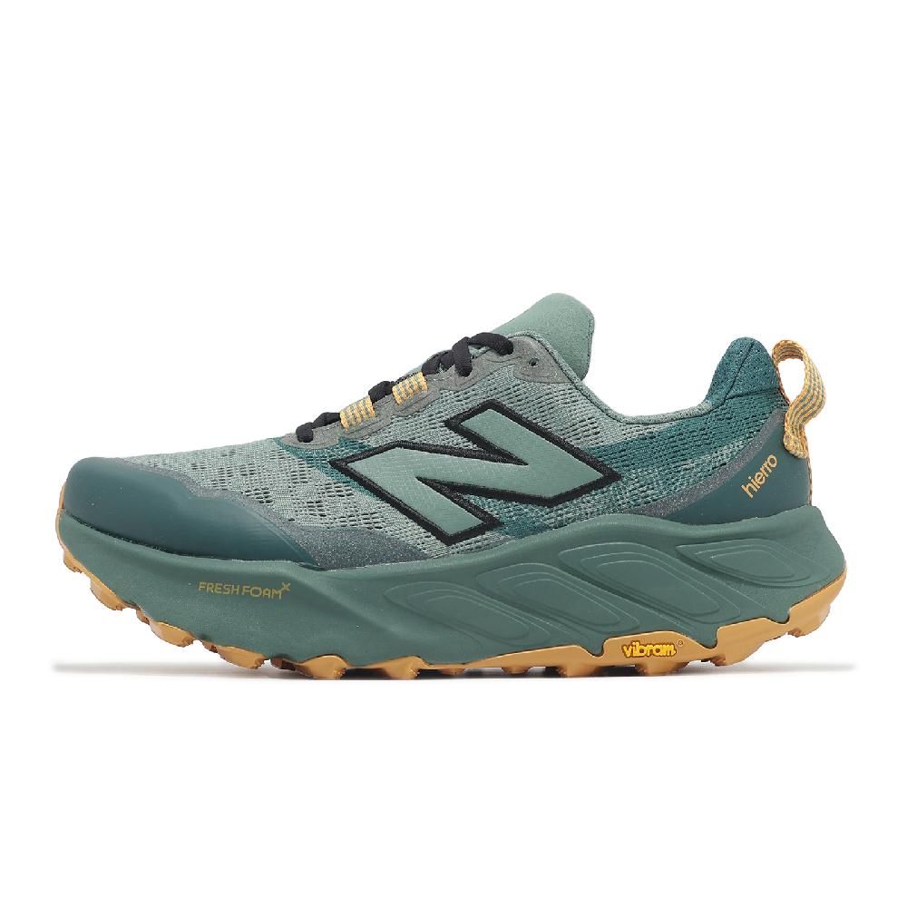 New Balance 紐巴倫 越野跑鞋 Hierro V9 2E 男鞋 寬楦 綠 卡其 緩衝 抓地 黃金大底 戶外 運動鞋 NB MTHIERO9-2E