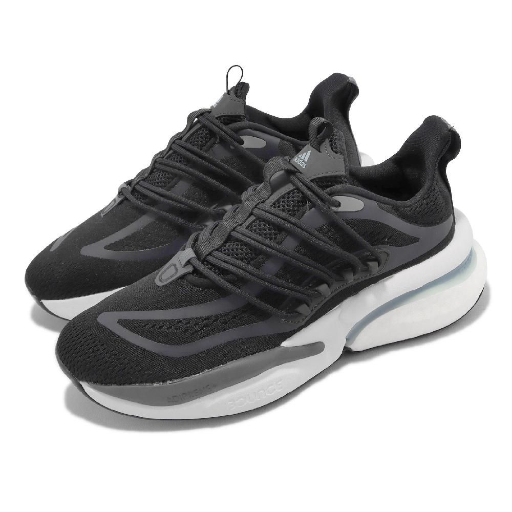 adidas 愛迪達 慢跑鞋 AlphaBoost V1 男鞋 黑 白 緩震 Bounce 運動鞋 HP2758