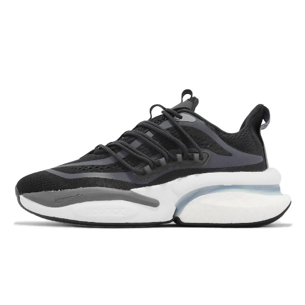 adidas 愛迪達 慢跑鞋 AlphaBoost V1 男鞋 黑 白 緩震 Bounce 運動鞋 HP2758