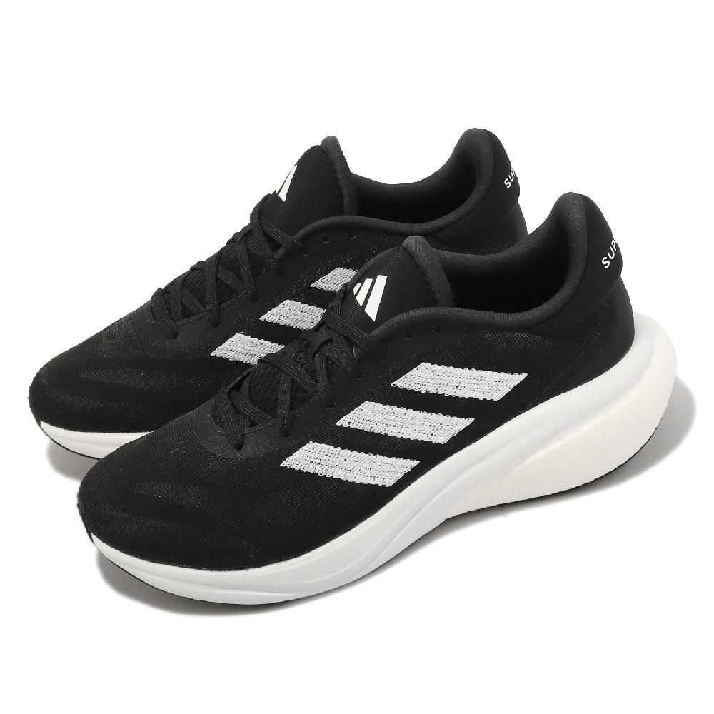 adidas 愛迪達 慢跑鞋 Supernova 3 男鞋 黑 白 緩震 路跑 透氣 運動鞋 IE4367
