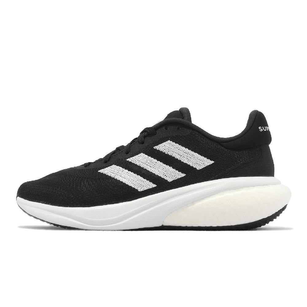 adidas 愛迪達 慢跑鞋 Supernova 3 男鞋 黑 白 緩震 路跑 透氣 運動鞋 IE4367