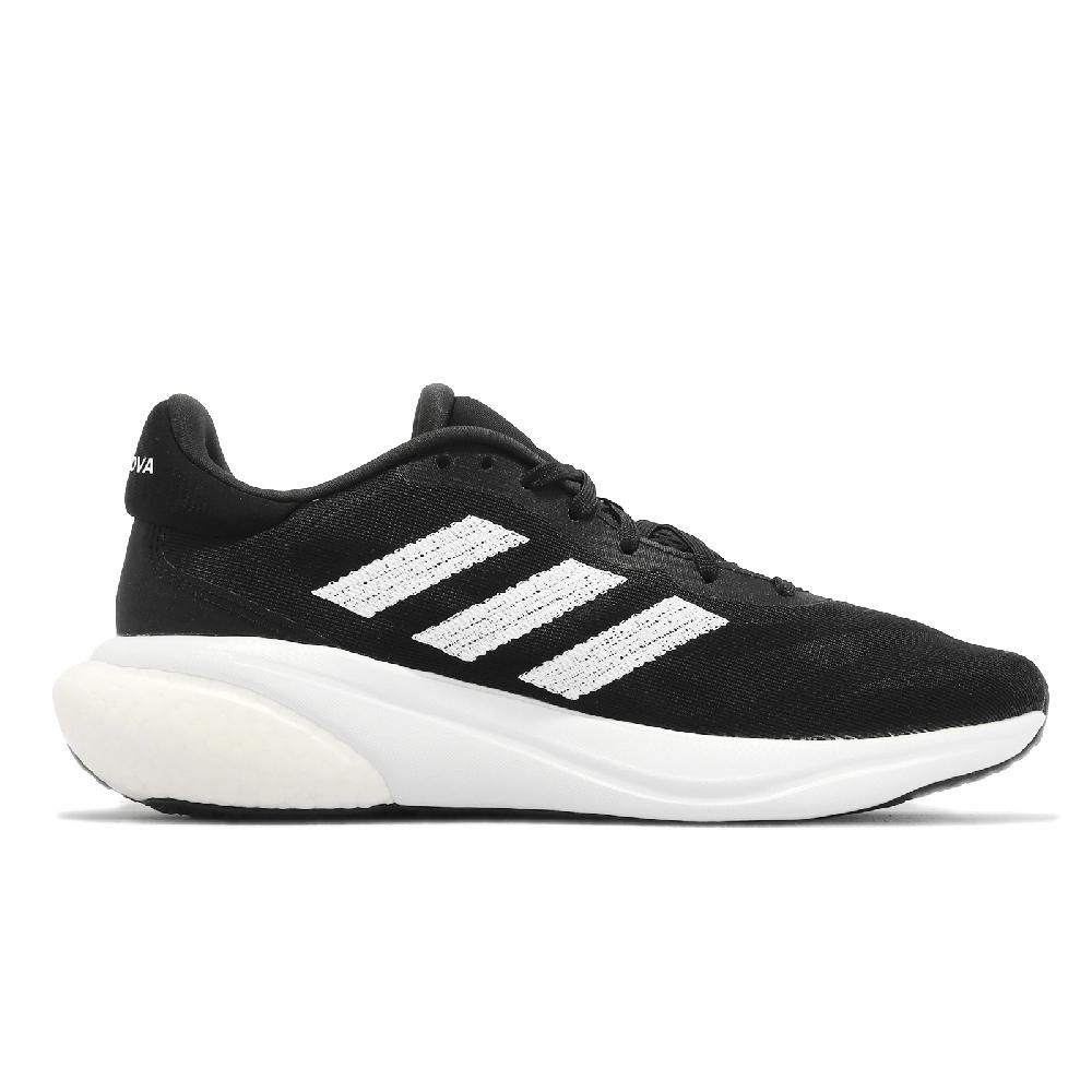 adidas 愛迪達 慢跑鞋 Supernova 3 男鞋 黑 白 緩震 路跑 透氣 運動鞋 IE4367