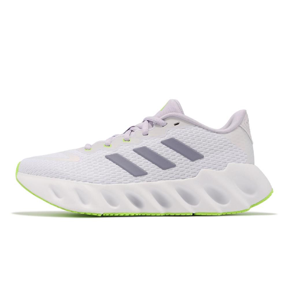 adidas 愛迪達 慢跑鞋 Switch Run W 女鞋 白 紫 透氣 緩衝 微厚底 路跑 運動鞋 IF5734
