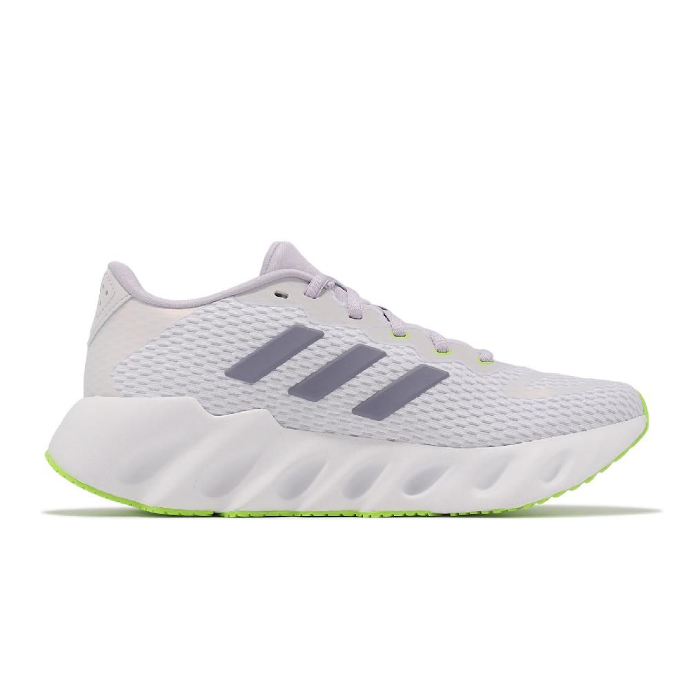 adidas 愛迪達 慢跑鞋 Switch Run W 女鞋 白 紫 透氣 緩衝 微厚底 路跑 運動鞋 IF5734