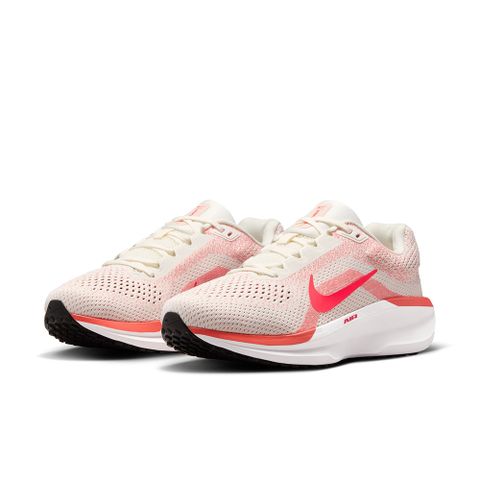 【NIKE】WMNS NIKE AIR WINFLO 11 女 跑步鞋 米白 珊瑚紅-FJ9510105