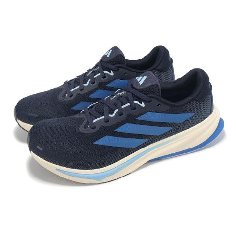 adidas 愛迪達 慢跑鞋 Supernova Rise 2 M 男鞋 黑 藍 反光 緩震 輕量 運動鞋 JR7685