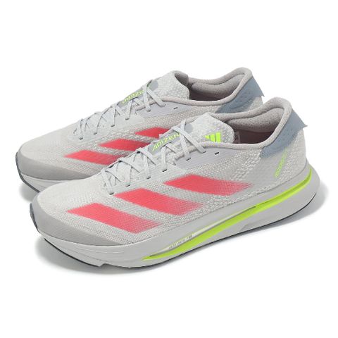 adidas 愛迪達 慢跑鞋 Adizero SL2 M 男鞋 女鞋 灰 紅 緩震 運動鞋 IH8193