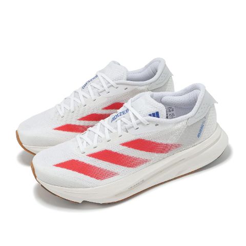 慢跑鞋 Adizero SL2 W 女鞋 白 紅 雙層緩震中底 運動鞋 IF9385