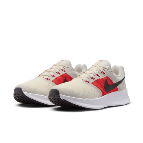 【NIKE】NIKE RUN SWIFT 3 男 跑步鞋 米紅-DR2695107