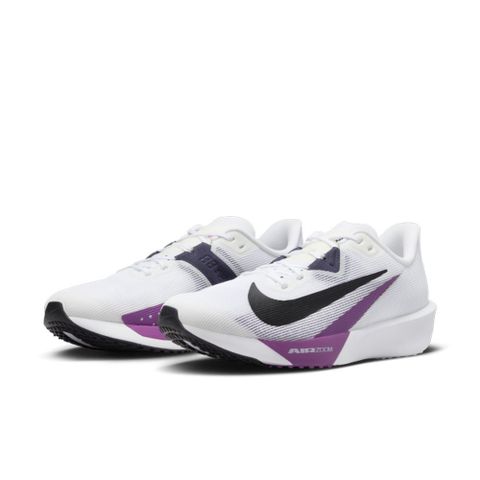 【NIKE】NIKE AIR ZOOM RIVAL FLY 4 男 跑步鞋 白黑紫-FV6040100