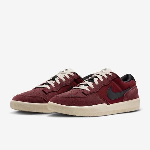 【NIKE】NIKE SB FORCE 58 男 滑板鞋 麂皮 帆布 紅黑-DV5477602