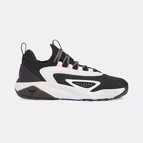 【UNDER ARMOUR】男 Project Rock 7 訓練鞋 跑步鞋 男 黑白色-3027600-004