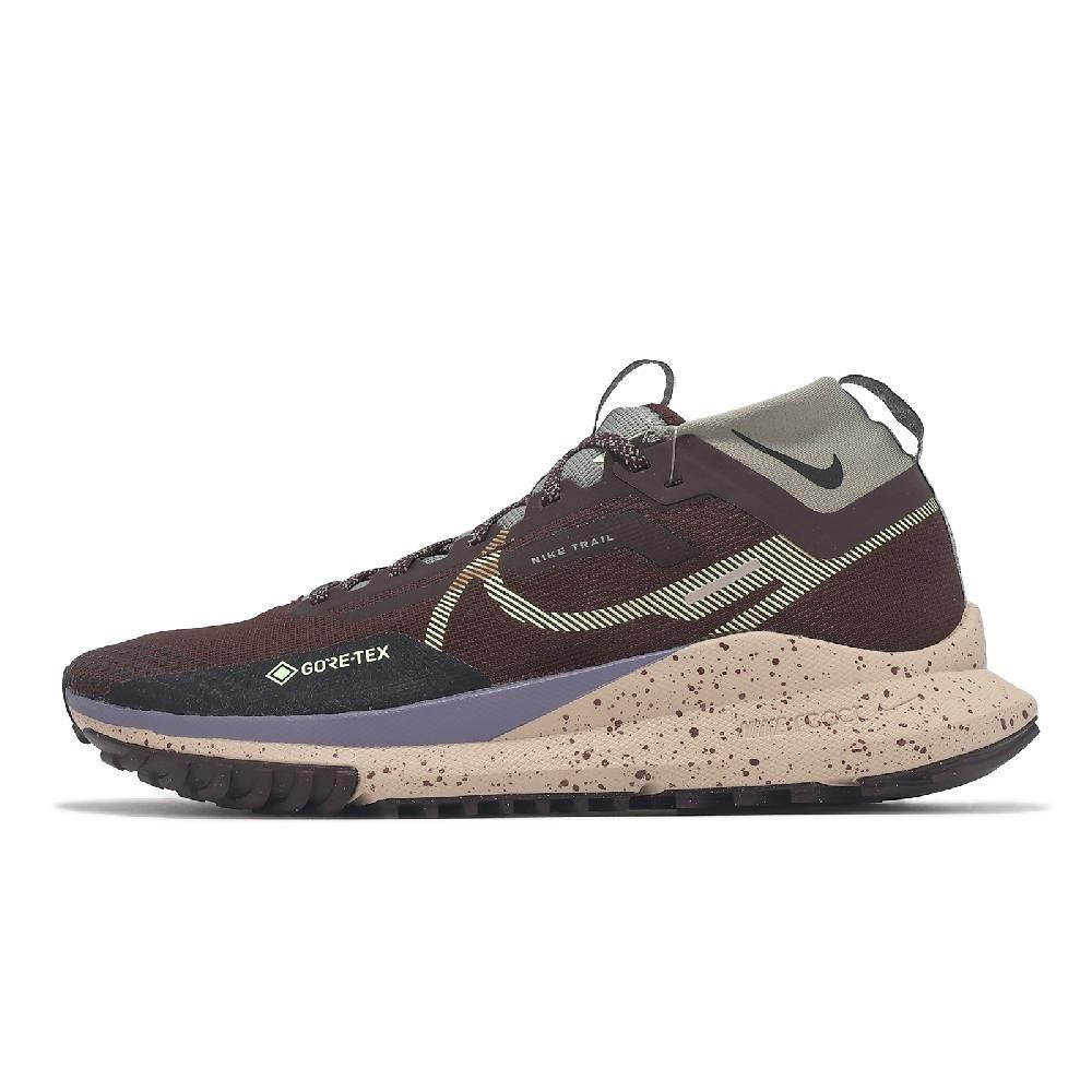NIKE 耐吉 防水野跑鞋 React Pegasus Trail 4 GTX 男鞋 可可棕 綠 越野 戶外 運動鞋 HF5707-201