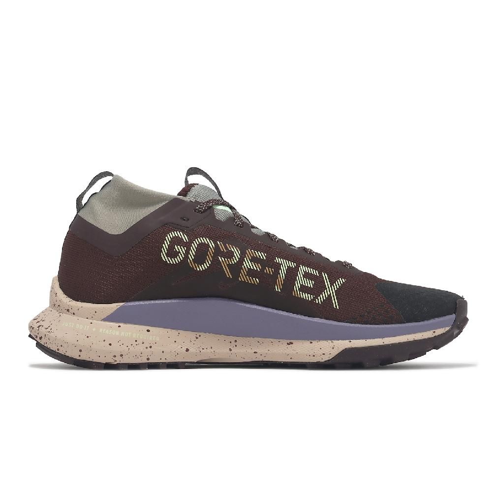 NIKE 耐吉 防水野跑鞋 React Pegasus Trail 4 GTX 男鞋 可可棕 綠 越野 戶外 運動鞋 HF5707-201