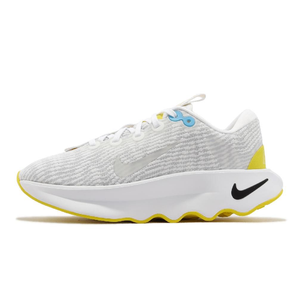 NIKE 耐吉 慢跑鞋 Wmns Motiva 女鞋 白 灰 黃 路跑 緩震 弧形鞋底 運動鞋 DV1238-100