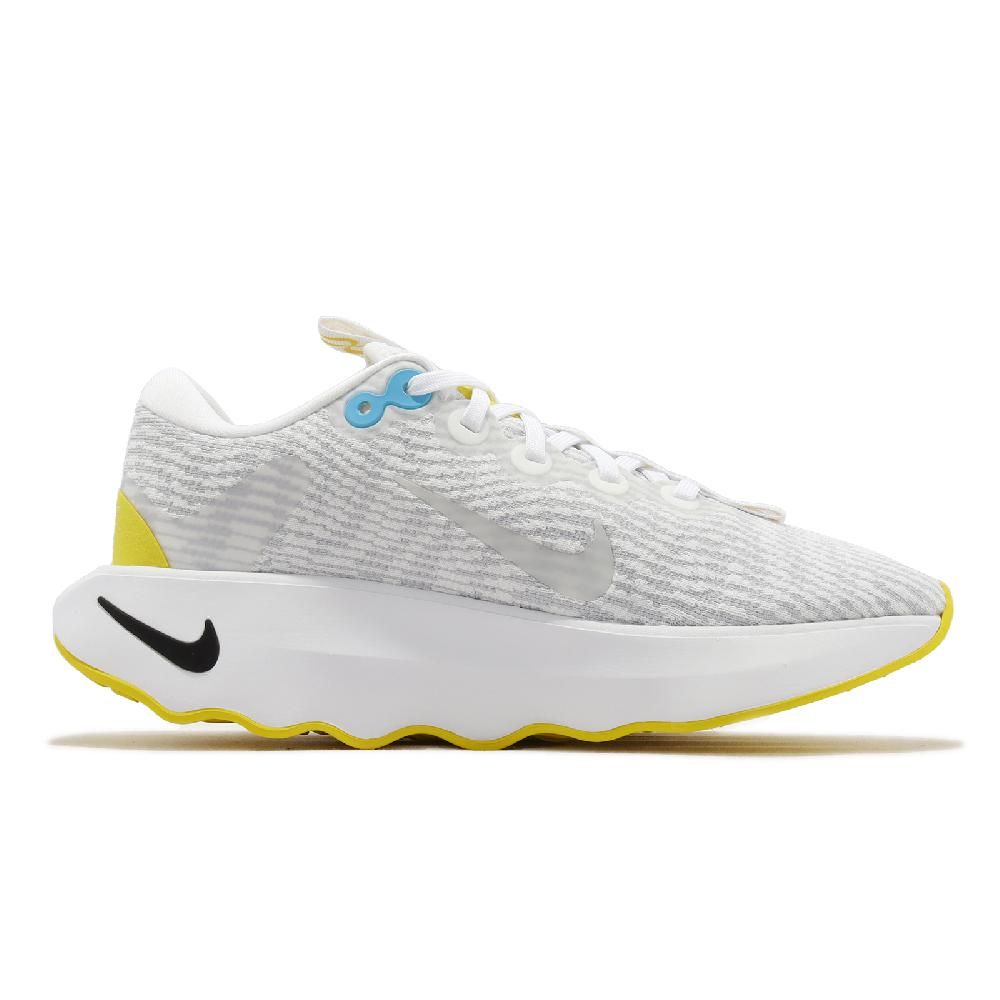 NIKE 耐吉 慢跑鞋 Wmns Motiva 女鞋 白 灰 黃 路跑 緩震 弧形鞋底 運動鞋 DV1238-100