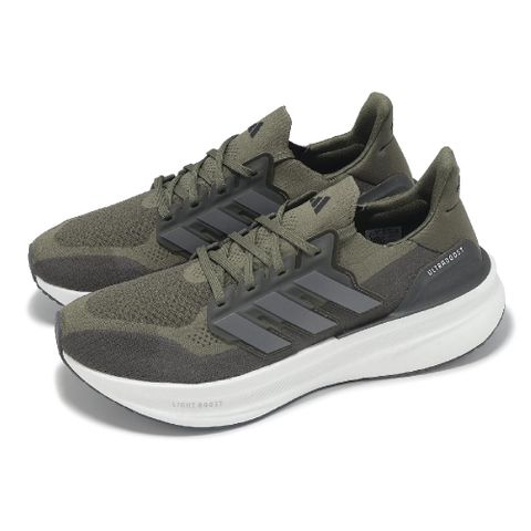 adidas 愛迪達 慢跑鞋 Ultraboost 5 男鞋 綠 灰 緩震 運動鞋 馬牌輪胎底 ID8815