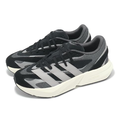 慢跑鞋 Lightblaze 男鞋 黑 灰 緩震 反光 運動鞋 休閒鞋 JH6943