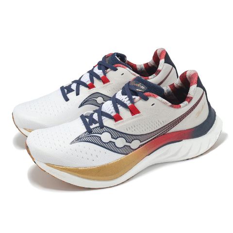 SAUCONY 索康尼 競速跑鞋 Endorphin Speed 4 男鞋 紅 藍 波士頓 輕量 路跑 運動鞋 S2094075